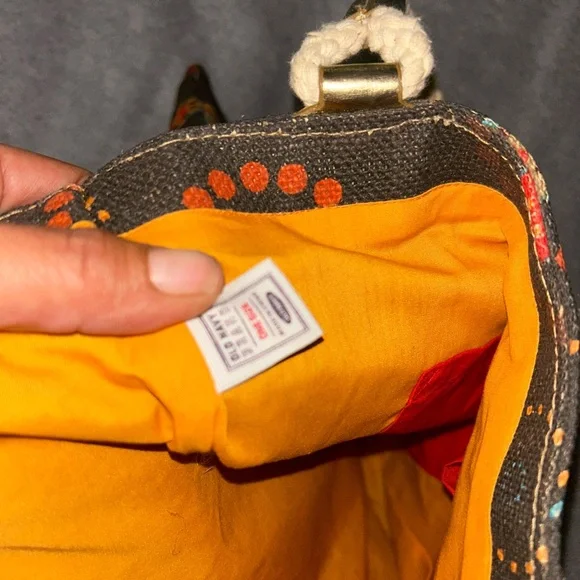 Vintage old navy  Chic Multicolor Patterned Tote Bag - Picture 3 of 4